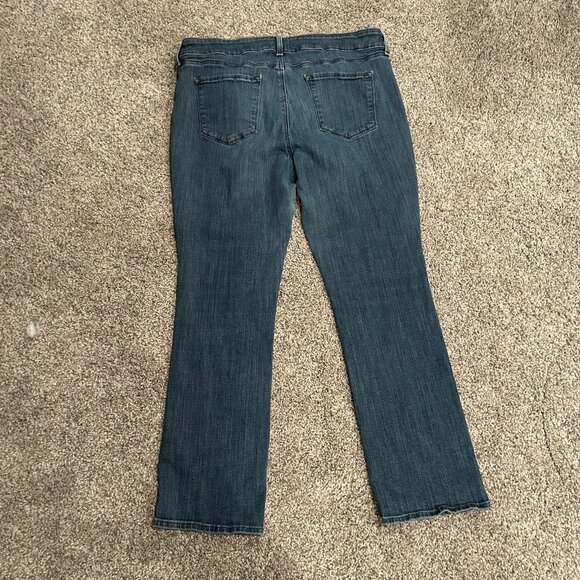 NYDJ Mid-Wash 16P Marilyn Straight Jeans - Picture 4 of 4